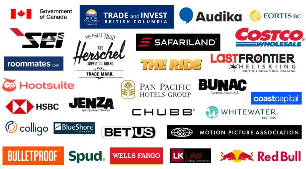 A selection of logos from global clients and projects we've worked on.